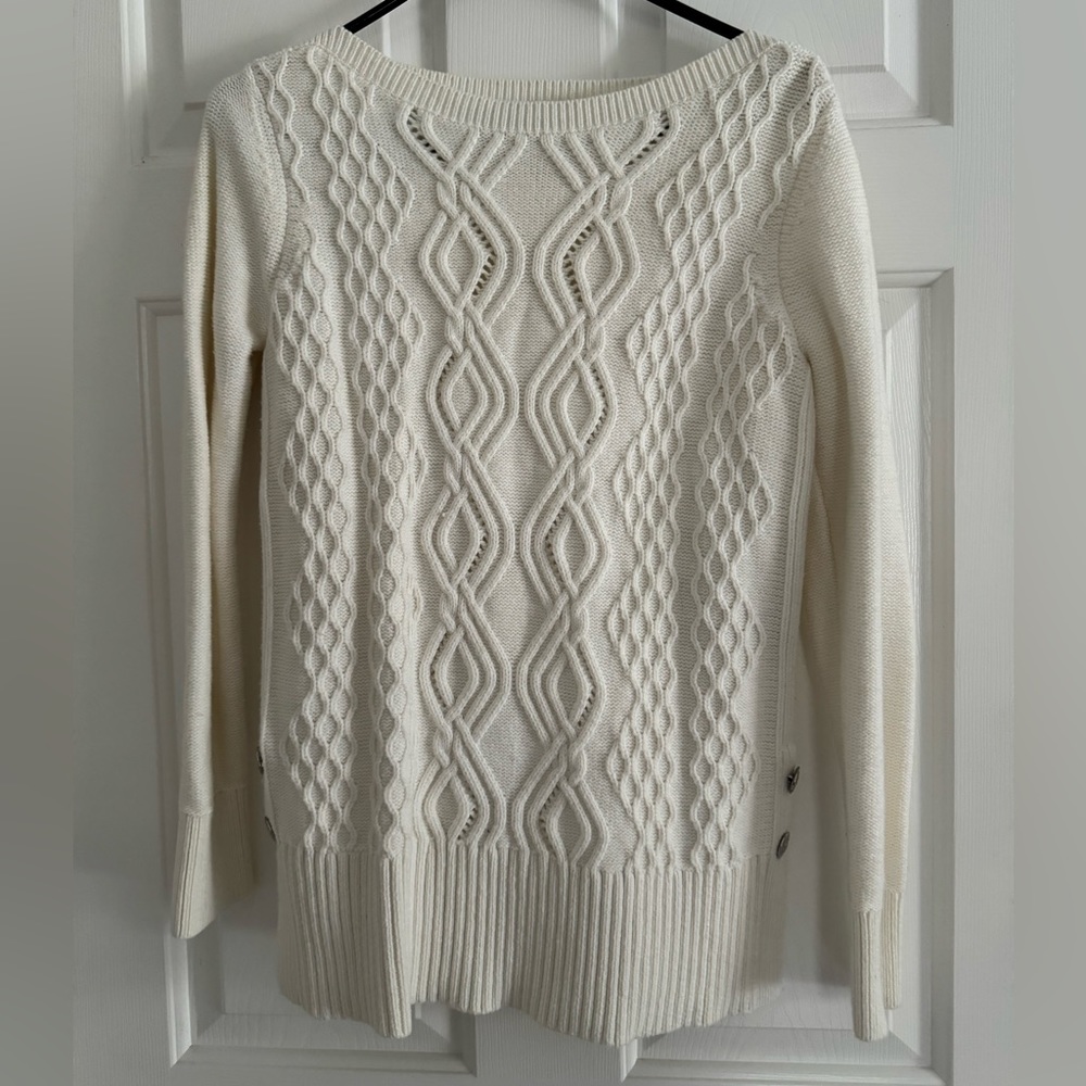 Beautiful Ivory Sweater from WHBM Size Small
